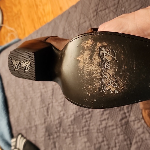 Dan Post 3464 Snip Toe leather ladies cowboy boots - Picture 12 of 12